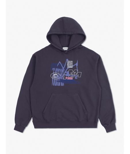 Кенгуру MANTO hoodie WIRE OVERSIZE purple фото