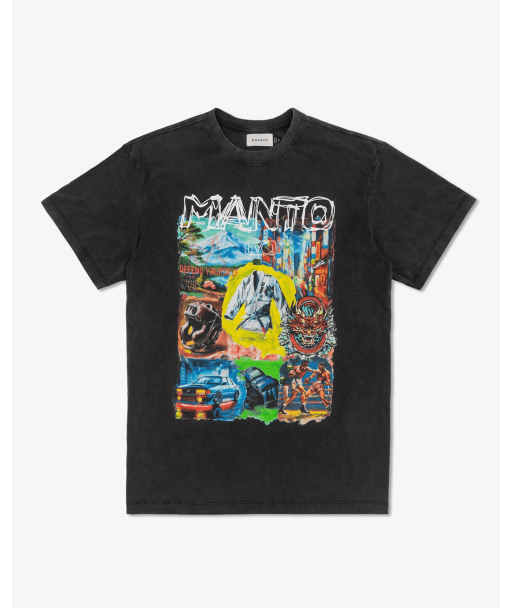 Футболка MANTO t-shirt IVO black фото