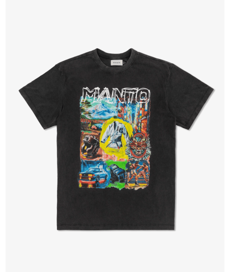 Футболка MANTO t-shirt IVO black фото