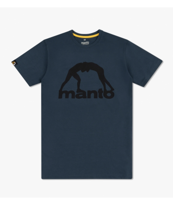 Футболка MANTO t-shirt VIBE 25 navy blue-black фото