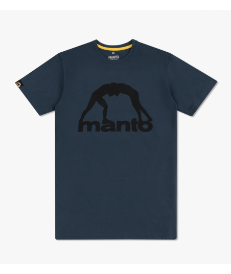 Футболка MANTO t-shirt VIBE 25 navy blue-black фото