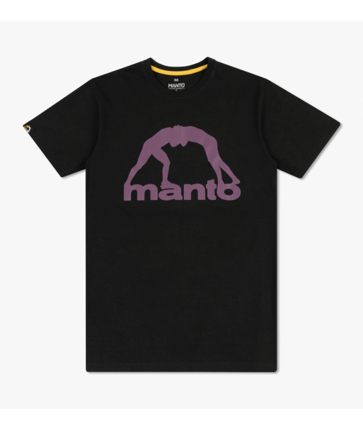 Футболка MANTO t-shirt VIBE 25 black onyx-burgundy фото