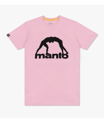 Футболка MANTO t-shirt VIBE 25 pink-black фото