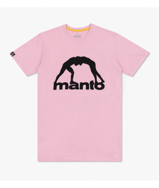 Футболка MANTO t-shirt VIBE 25 pink-black фото