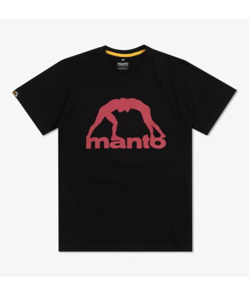 Футболка MANTO t-shirt VIBE 25 black-red фото