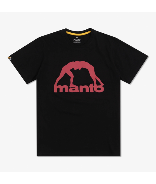 Футболка MANTO t-shirt VIBE 25 black-red фото
