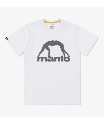Футболка MANTO t-shirt VIBE 25 white-grey фото