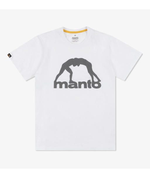Футболка MANTO t-shirt VIBE 25 white-grey фото