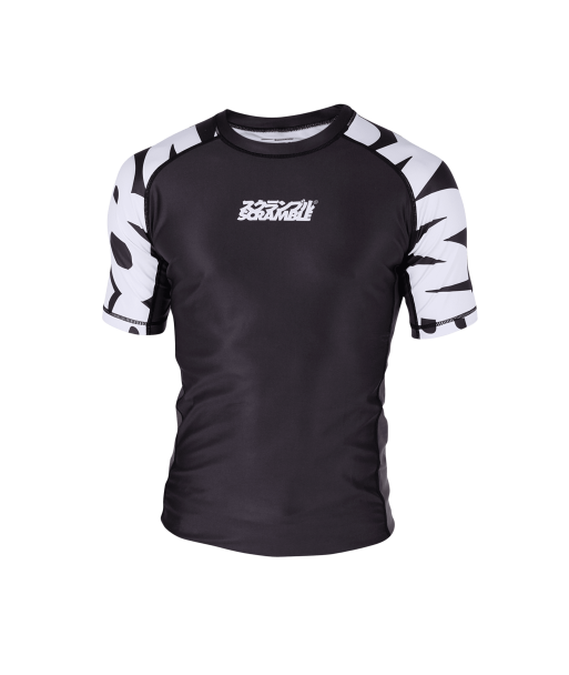 Рашгард SCRAMBLE Baka Rashguard – Black/White фото