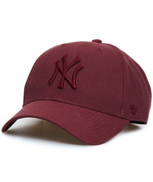 Кепка MVP 47 Brand NY YANKEES SNAPBACK WOOL dark maroon B-MVPSP17WBP-KMA фото