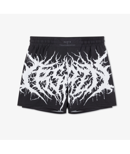 Шорти MANTO fight shorts TREASURE ZONE black фото