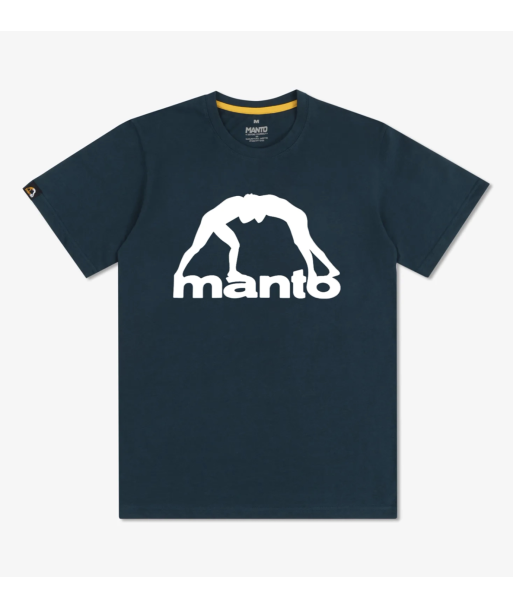 Футболка MANTO t-shirt VIBE 25 navy blue-white фото