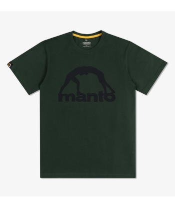 Футболка MANTO t-shirt VIBE 25 pine green-black фото
