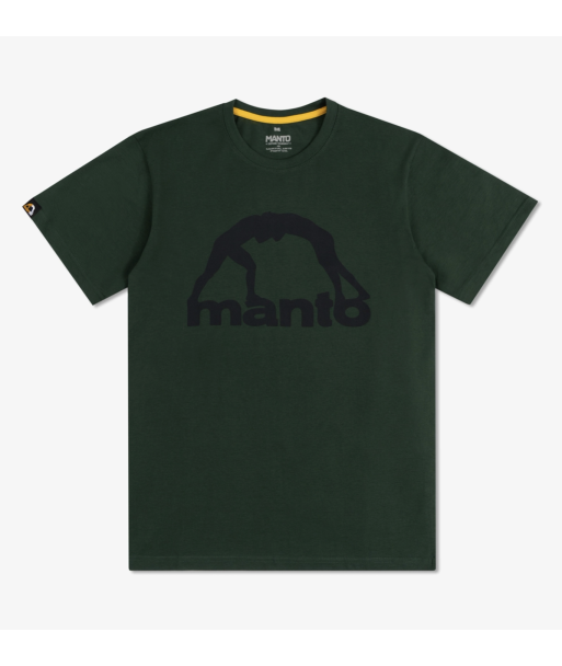 Футболка MANTO t-shirt VIBE 25 pine green-black фото