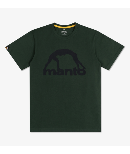 Футболка MANTO t-shirt VIBE 25 pine green-black фото