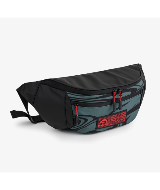 Бананка MANTO waist bag GRID XXL green camo фото