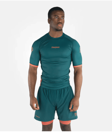 Рашгард PROGRESS Academy + Deep Forest Green Rashguard фото