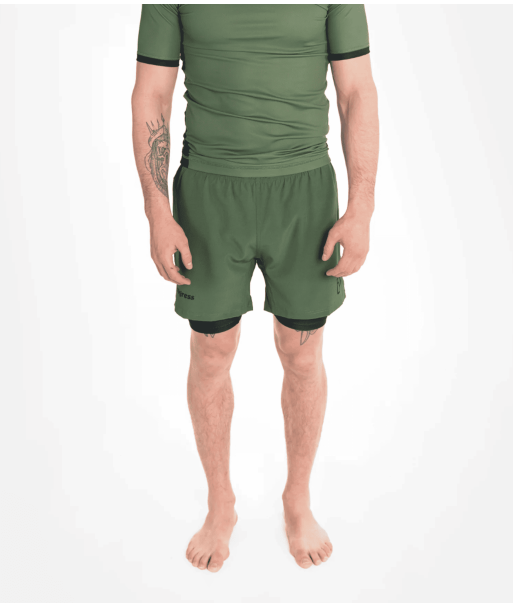 Шорты PROGRESS Academy + Hybrid Shorts - Khaki фото