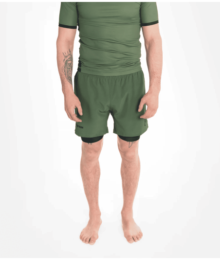 Шорты PROGRESS Academy + Hybrid Shorts - Khaki фото
