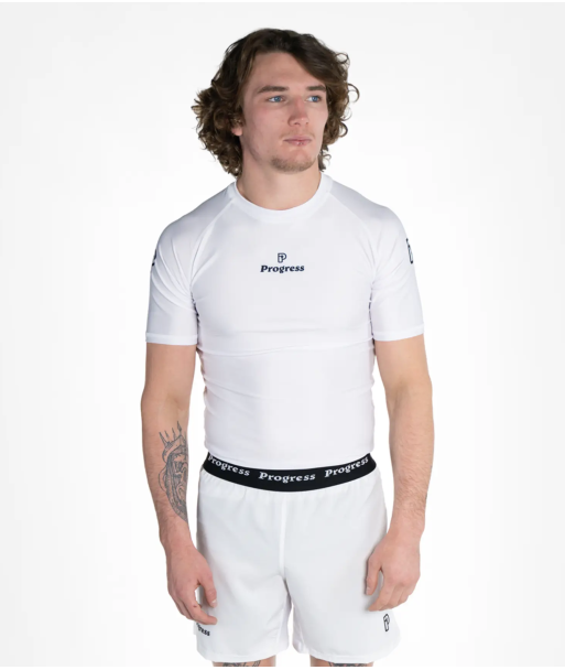 Рашгард PROGRESS Academy Rashguard - White фото