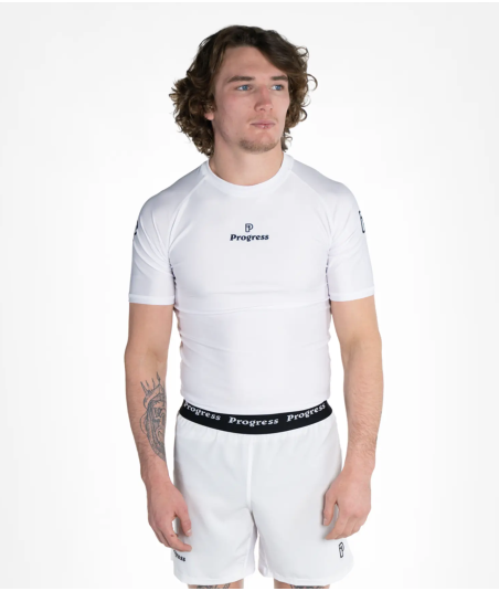 Рашгард PROGRESS Academy Rashguard - White фото