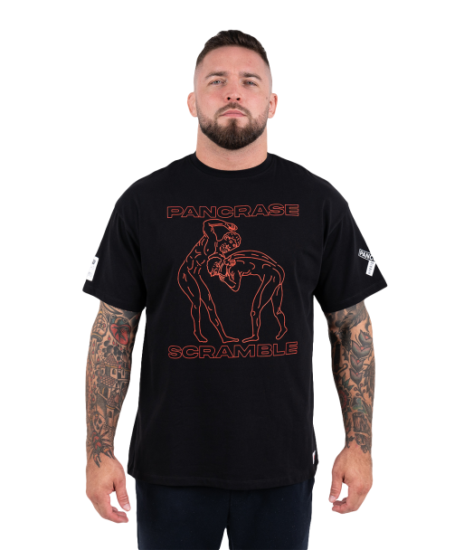 Футболка SCRAMBLE x Pancrase Pankration Tee PANCRATEEBLK фото
