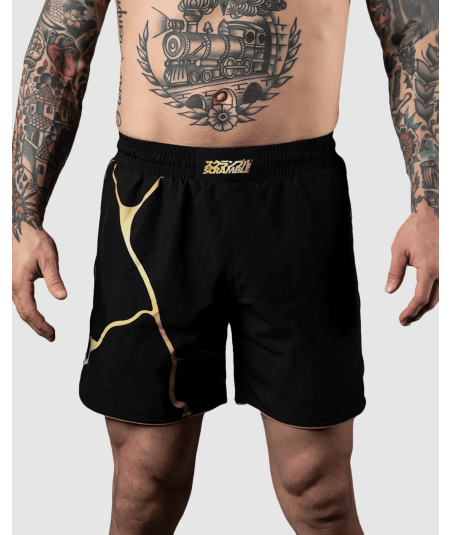 Шорты SCRAMBLE Kintsugi Shorts – Black фото