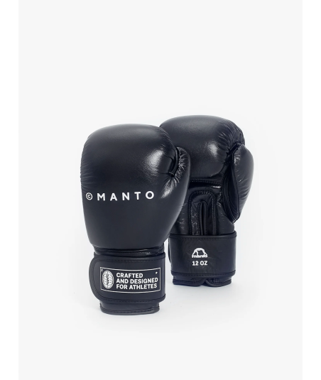 Боксерські Рукавиці MANTO Boxing Gloves IMPACT+ black фото
