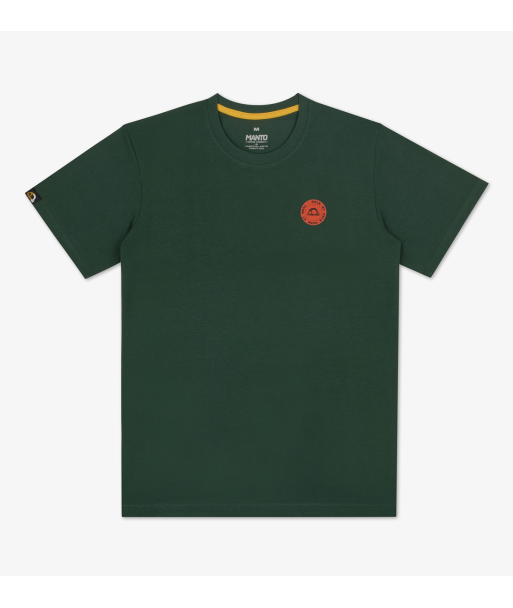 Футболка MANTO t-shirt STAMP 25 pine green фото