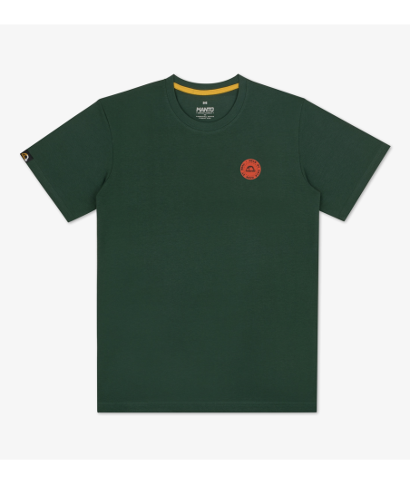 Футболка MANTO t-shirt STAMP 25 pine green фото