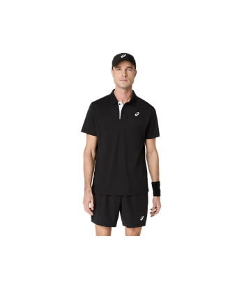 Футболка ASICS COURT POLO Performance Black 2041A340-001 фото