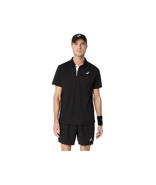 Футболка ASICS COURT POLO Performance Black 2041A340-001 фото