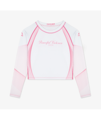 Жіночий Рашгард MANTO rashguard PEACEFUL VIOLENCE white фото