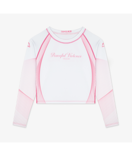 Жіночий Рашгард MANTO rashguard PEACEFUL VIOLENCE white фото