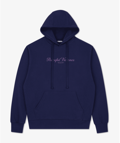 Кенгуру MANTO hoodie PEACEFUL VIOLENCE navy blue фото