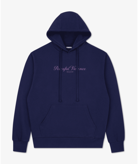 Кенгуру MANTO hoodie PEACEFUL VIOLENCE navy blue фото
