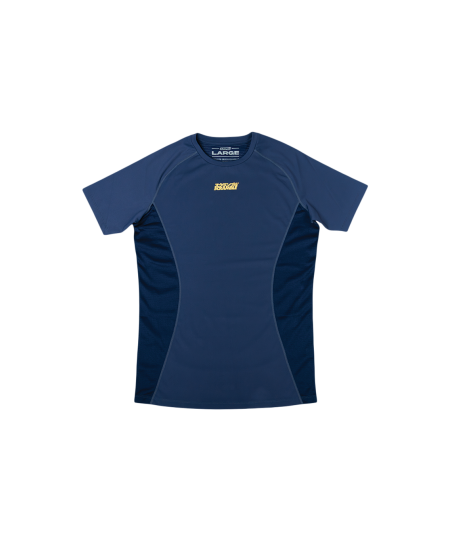 Рашгард SCRAMBLE Shinobi Compression Top Short Sleeve - Midnight Blue SHINCOMPTOPSSBLUE фото
