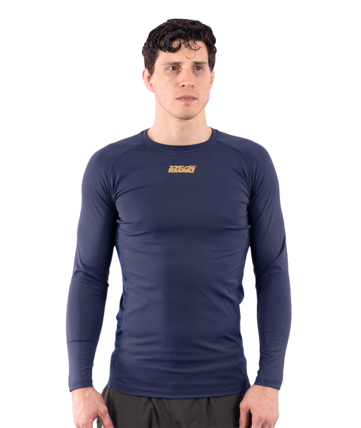 Рашгард SCRAMBLE Shinobi Compression Top Long Sleeve - Midnight Blue SHINCOMPTOPLSBLUE фото