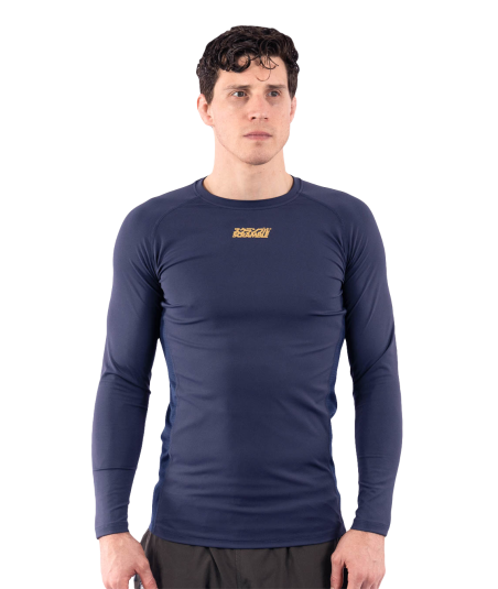 Рашгард SCRAMBLE Shinobi Compression Top Long Sleeve - Midnight Blue SHINCOMPTOPLSBLUE фото