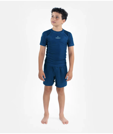 Детский Рашгард PROGRESS Kids Academy Rashguard - Navy фото