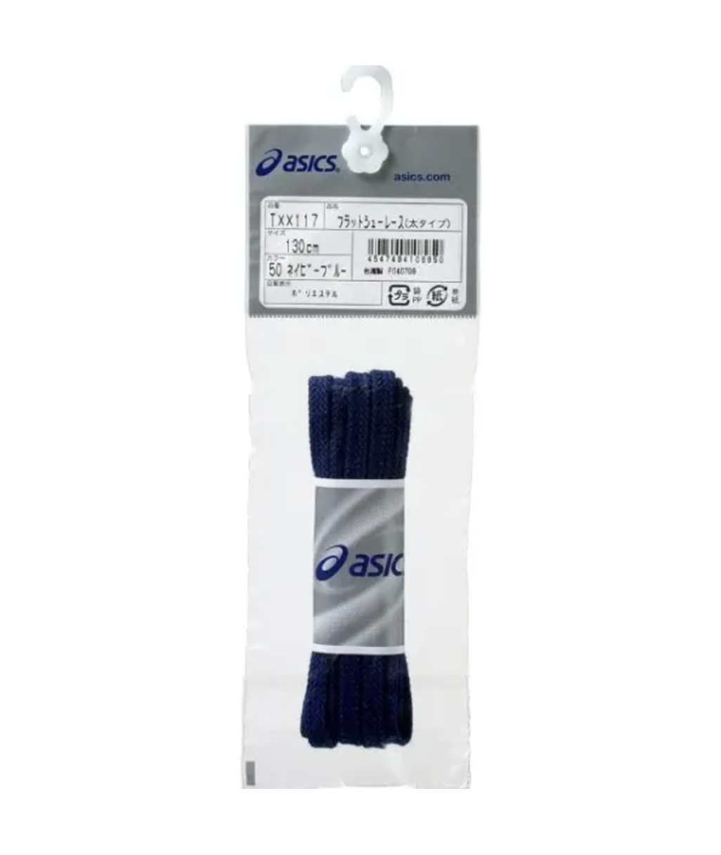 Шнурки ASICS Flat Shoelace 170см Navy TXX117-50 фото