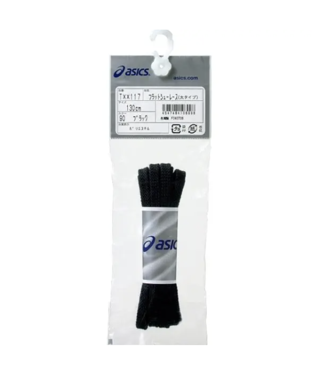 Шнурки ASICS Flat Shoelace 170см Black TXX117-90 фото