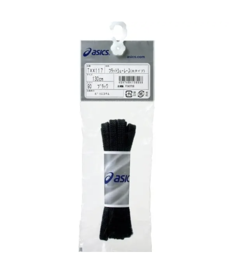 Шнурки ASICS Flat Shoelace 170см Black TXX117-90 фото