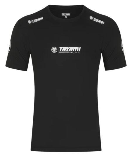 Рашгард TATAMI Essentials Short Sleeve Rash Guard - Black фото