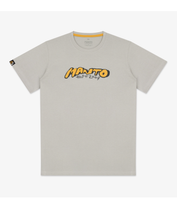 Футболка MANTO t-shirt MARKER light gray фото