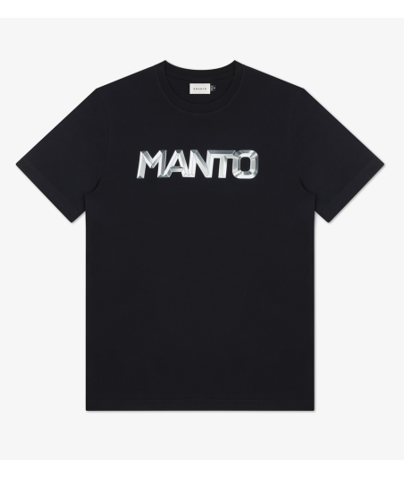 Футболка MANTO t-shirt METAL LOGOTYPE black фото