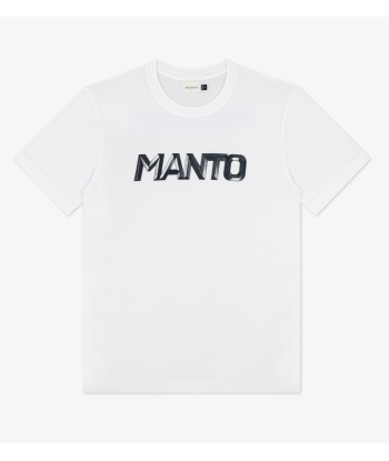 Футболка MANTO t-shirt METAL LOGOTYPE white фото