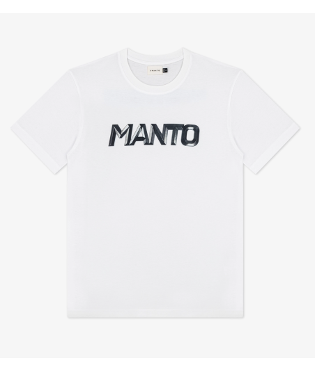 Футболка MANTO t-shirt METAL LOGOTYPE white фото