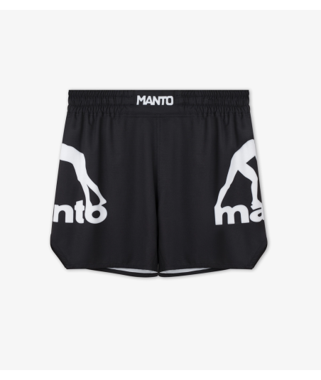 Шорти MANTO fight shorts LOGO DUAL black фото