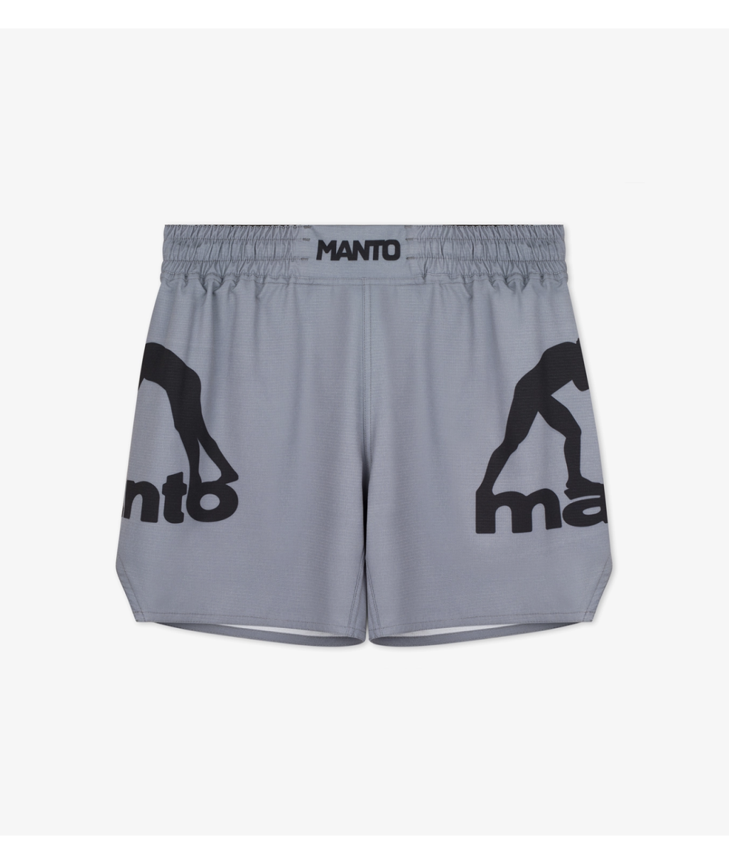 Шорты MANTO fight shorts LOGO DUAL gray фото